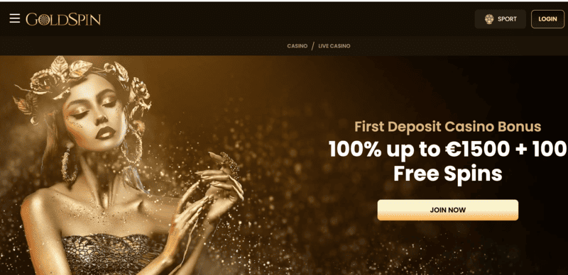 Casino uden ROFUS: GoldSpin 